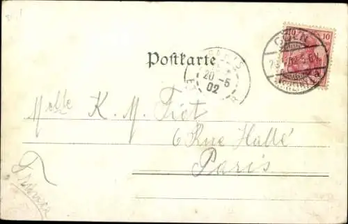 Ak Köln am Rhein, Volksgarten