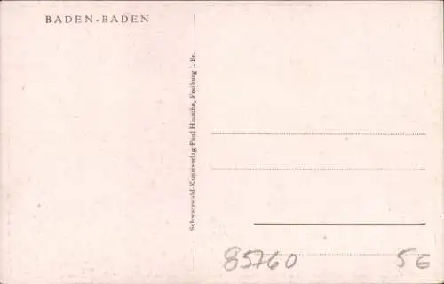 Ak Baden Baden am Schwarzwald, Gönneranlage, Josefinenbrücke, Passanten