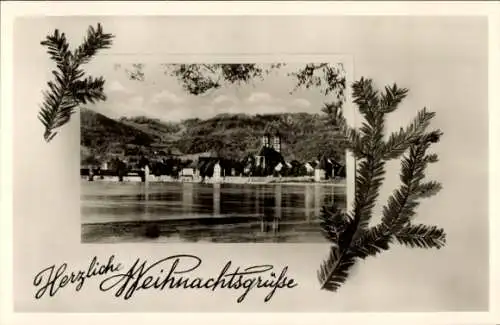 Ak Bad Säckingen am Hochrhein, Weihnachtsgrüße, Tannenzweige