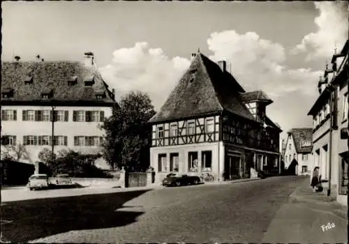 Ak Herzogenaurach in Mittelfranken, Marktplatz