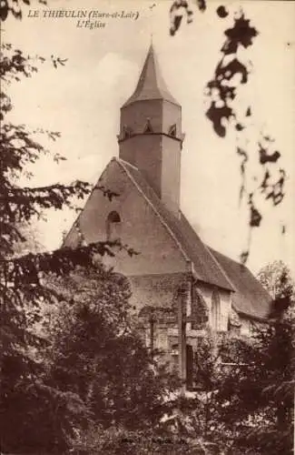 Ak Le Thieulin Eure et Loir, Kirche