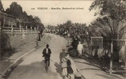 Ak Toulon Var, Boulevard du Littoral