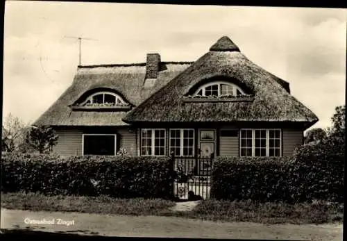 Ak Seeheilbad Zingst an der Ostsee, Ortspartie