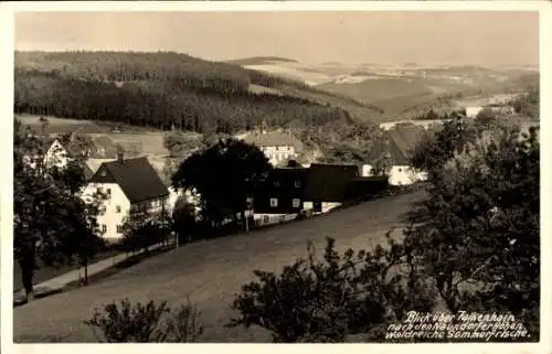 Foto Ak Falkenhain Altenberg im Erzgebirge, Panorama, Naundorfer Höhen