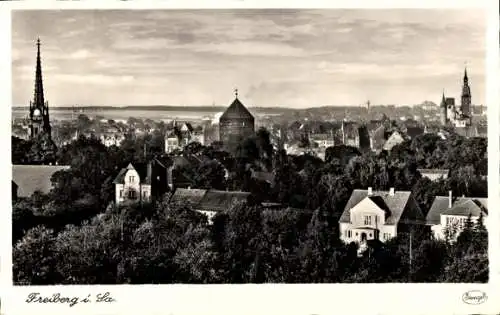 Ak Freiberg in Sachsen, Stadtbild