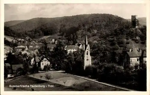 Ak Tautenburg in Thüringen, Panorama