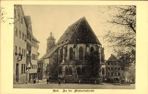 Ak Schwäbisch Hall in Württemberg, St. Michaeliskirche