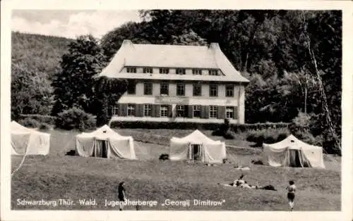 Ak Schwarzburg Thüringen, Jugendherberge G. Dimitrow