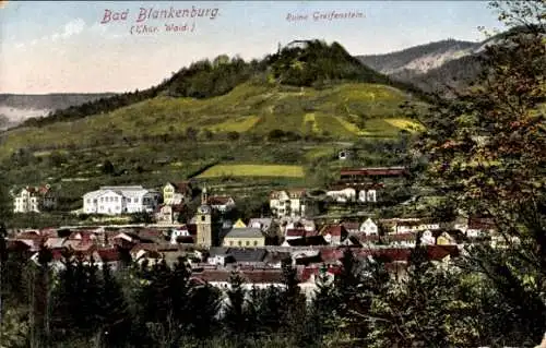 Ak Bad Blankenburg b. Rudolstadt, Ruine Greifenstein