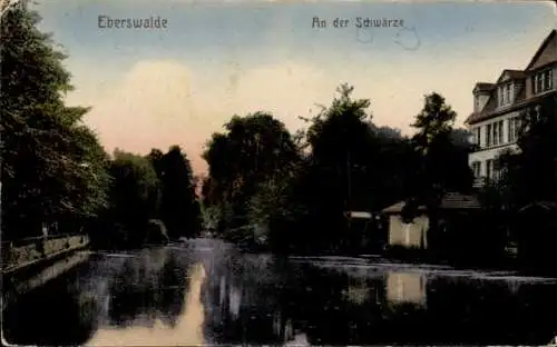 Ak Eberswalde in Brandenburg, An der Schwärze