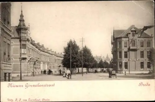 Ak Breda Nordbrabant Niederlande, Nieuwe Ginnekenstraat