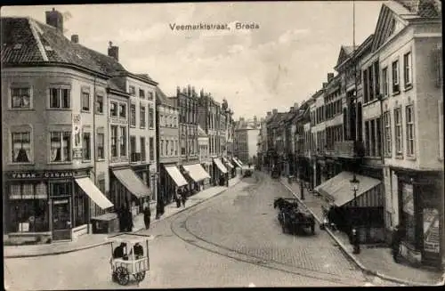 Ak Breda Nordbrabant Niederlande, Veemarktstraat