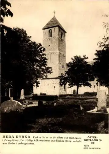 Ak Ödeshög Schweden, Heda Kyrka