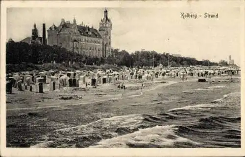 Ak Kołobrzeg Ostseebad Kolberg Pommern, Strand