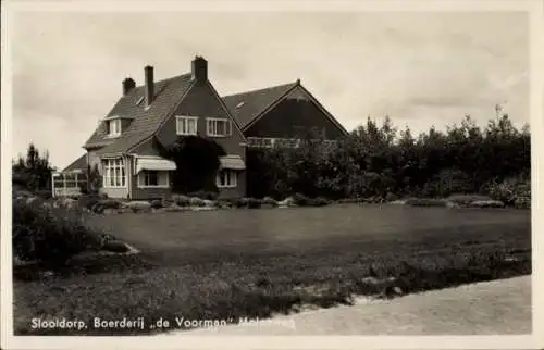 Ak Slootdorp Nordholland, Boerderij de Voorman, Molenweg