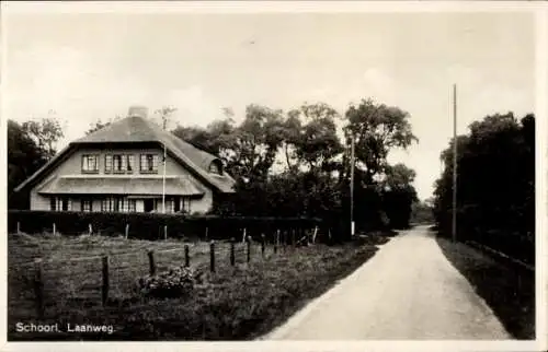 Ak Schoorl Nordholland Niederlande, Laanweg