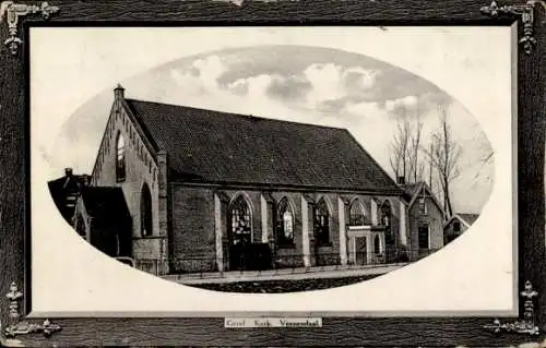 Präge Passepartout Ak Veenendaal Utrecht Niederlande, Kerk