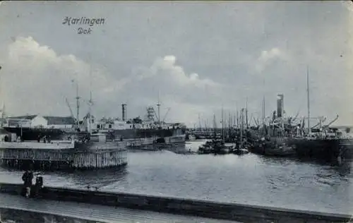 Ak Harlingen Fryslân Niederlande, Dok