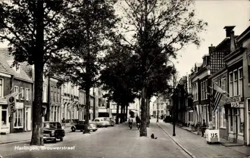 Ak Harlingen Fryslân Niederlande, Brouwerstraat