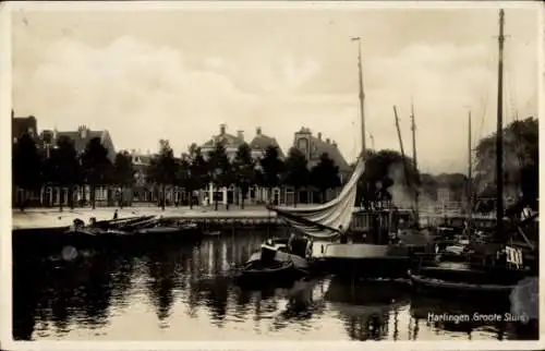 Ak Harlingen Fryslân Niederlande, Groote Sluis