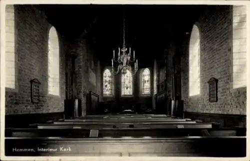 Ak Rem Overbetuwe Gelderland, Innenkirche