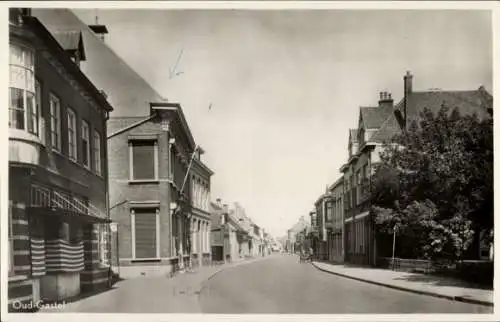 Ak Oud Gastel Nordbrabant Niederlande, Straßenpartie