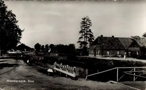 Ak Nieuweroord Hoogeveen Drenthe, Sluis