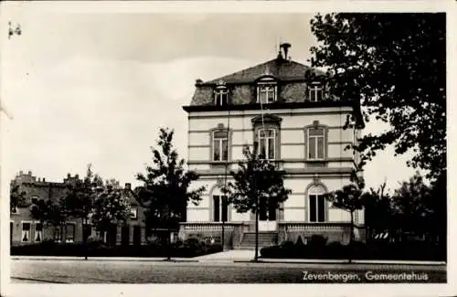 Ak Zevenbergen Nordbrabant, Rathaus