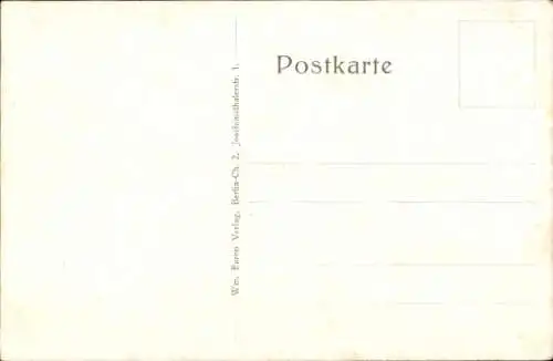 Ak Propaganda Kaiserreich, Zwei verwundete Soldaten telefonieren miteinander. Einer st...