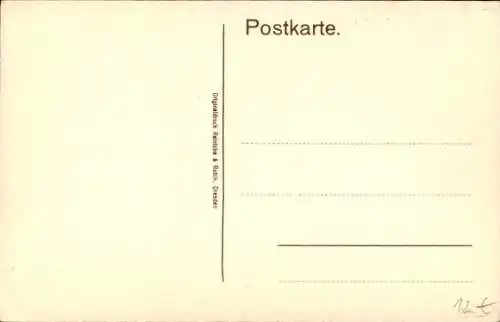 Ak Forst in der Lausitz, Bismarckplatz, Denkmal