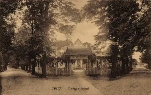 Ak Zeitz im Burgenlandkreis, Tiergartenhof