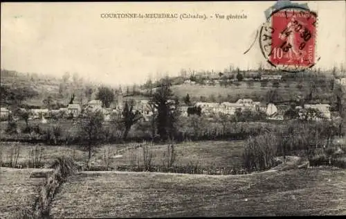 Ak Courtonne la Meurdrac Calvados, Vue generale