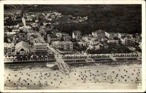 Ak Ostseebad Bansin auf Usedom, Fliegeraufnahme