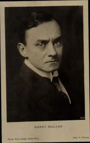 Ak Schauspieler Harry Walden, Portrait