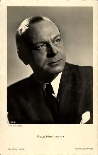 Ak Schauspieler Paul Hartmann, Portrait