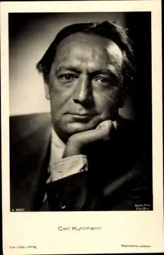 Ak Schauspieler Carl Kuhlmann, Portrait