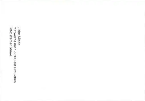 Ak Moderatorin Asumang, Portrait, Liebe Sünde, Autogramm