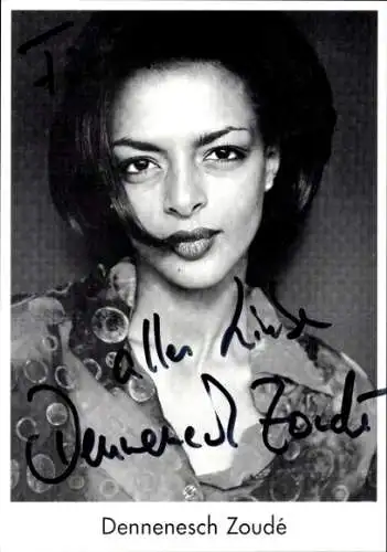 Ak Schauspielerin Dennenesch Zoude, Portrait, Autogramm
