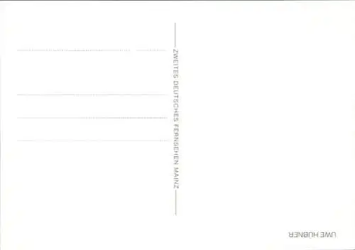 Ak Moderator Uwe Hübner, Portrait, Autogramm