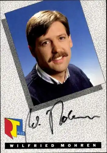 Ak Moderator Wilfried Mohren, Portrait, Autogramm