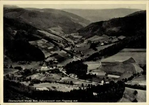 Ak Oberwolfach im Schwarzwald, Fliegeraufnahme