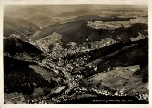 Ak Schramberg im Schwarzwald, Fliegeraufnahme