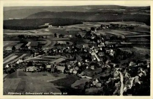 Ak Rötenberg Aichhalden im Schwarzwald, Fliegeraufnahme