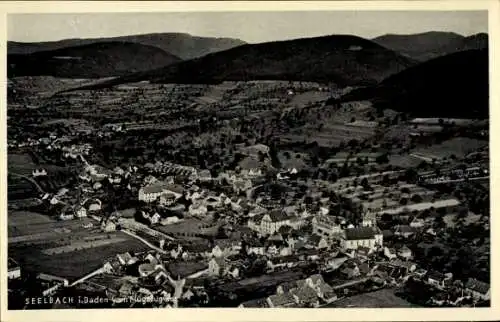 Ak Schönberg Seelbach im Schwarzwald Baden, Fliegeraufnahme