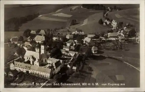 Ak Sankt Märgen im Schwarzwald, Fliegeraufnahme