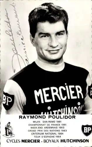 Ak Raymond Poulidor, Portrait, Autogramm