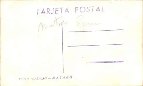 Foto Ak Mataró Katalonien, Rathaus