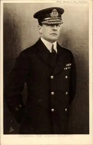 Ak Admiral Sir David Beatty, Portrait