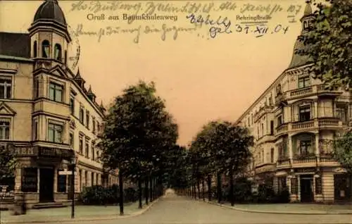 Ak Berlin Treptow Baumschulenweg, Behringstraße