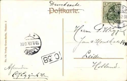 Ak Berlin Treptow, Tunnelbahn Stralau